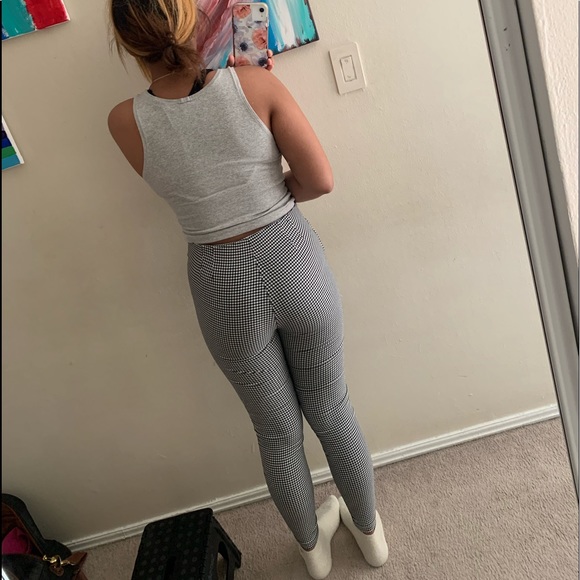 Zara Plaid Leggings - Picture 3 of 3